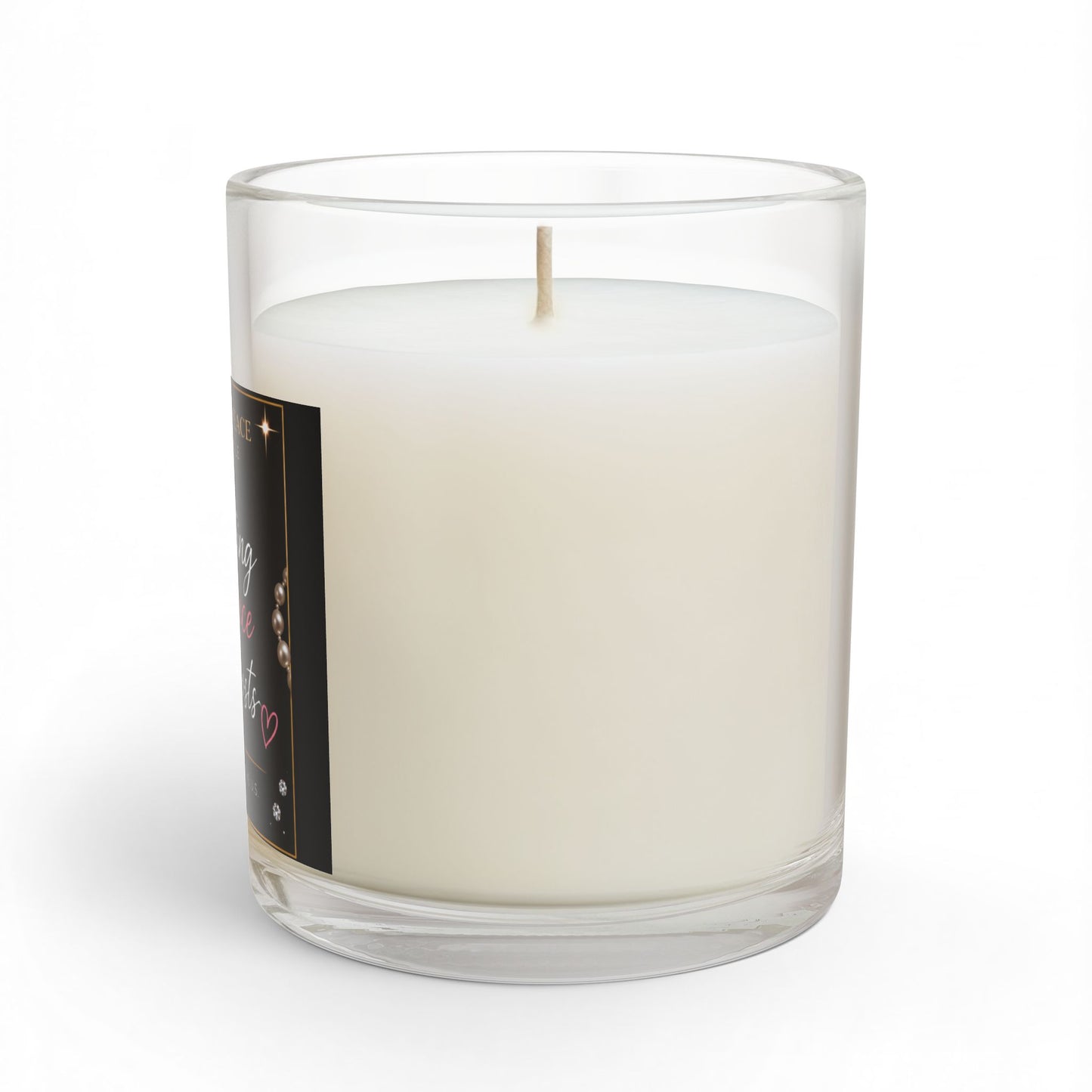 Protecting My Peace 11oz Glass Soy Candle — 'Thriving in Peace' Inspirational Scented Candle