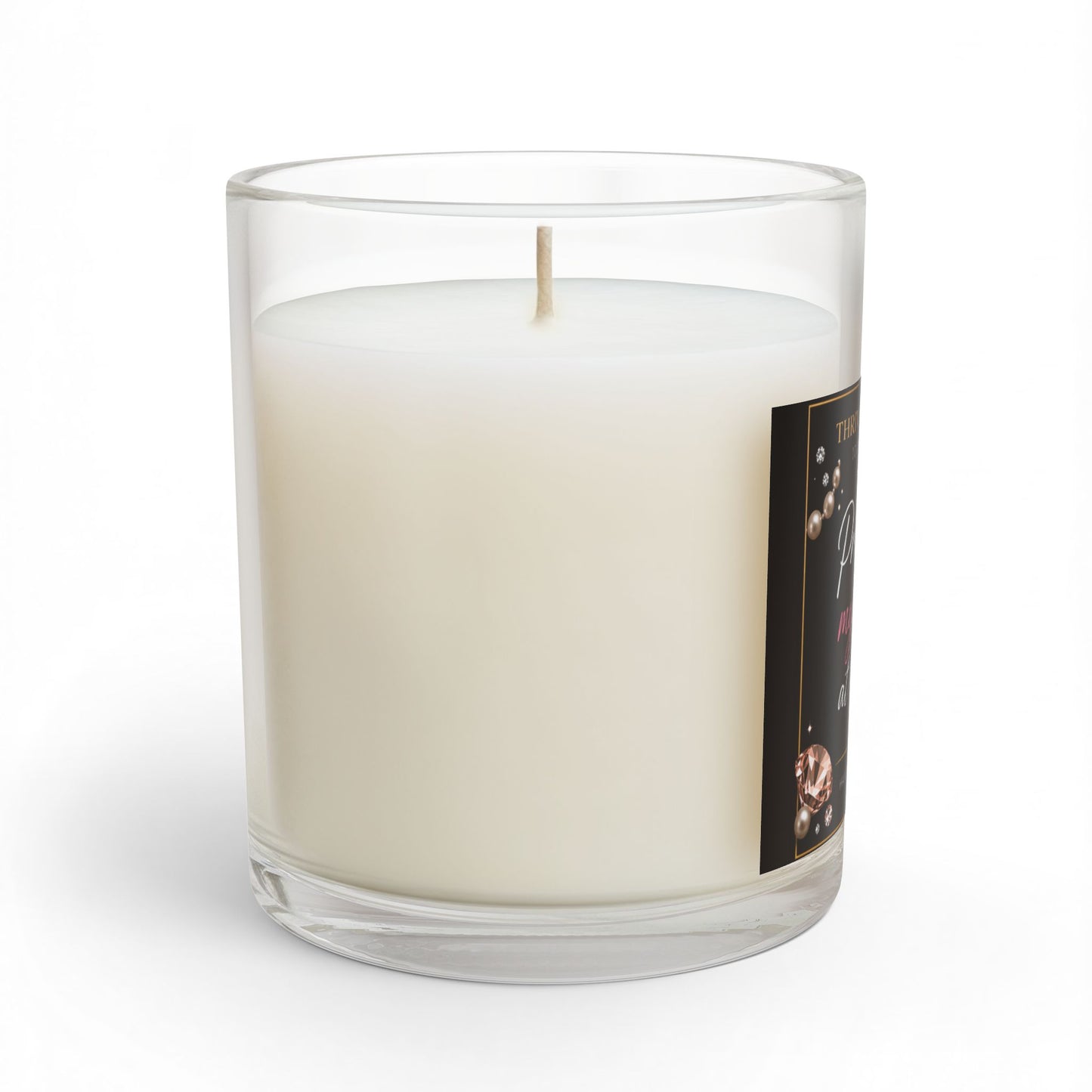 Protecting My Peace 11oz Glass Soy Candle — 'Thriving in Peace' Inspirational Scented Candle