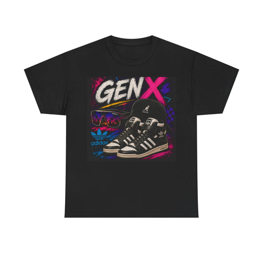 Gen X Retro Sneakers Tee — 80s/90s Vintage Streetwear T-Shirt
